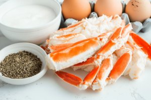 Crab Creme Brulee ingredients
