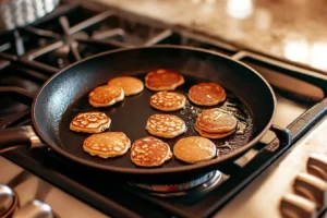How to cook Pillsbury mini pancakes on stovetop