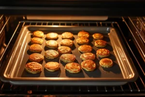 Oven method to keep mini pancakes warm