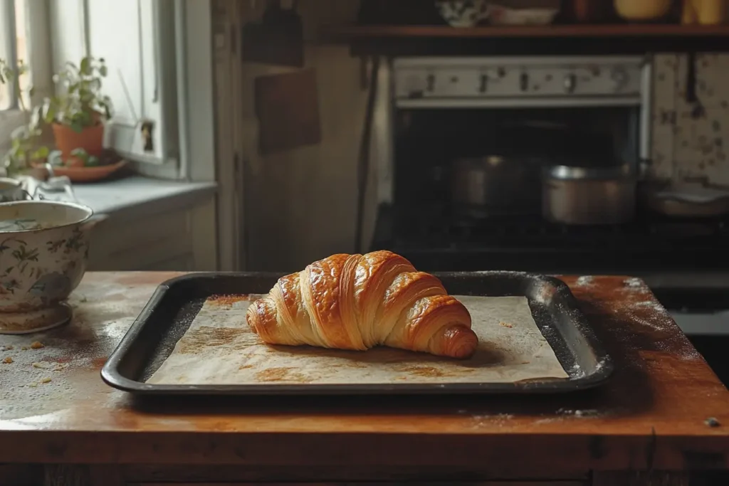 What is the best way to toast a croissant? Golden, flaky pastry