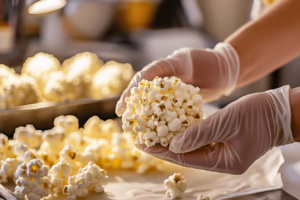 Why are my popcorn balls falling apart? Proper shaping technique.