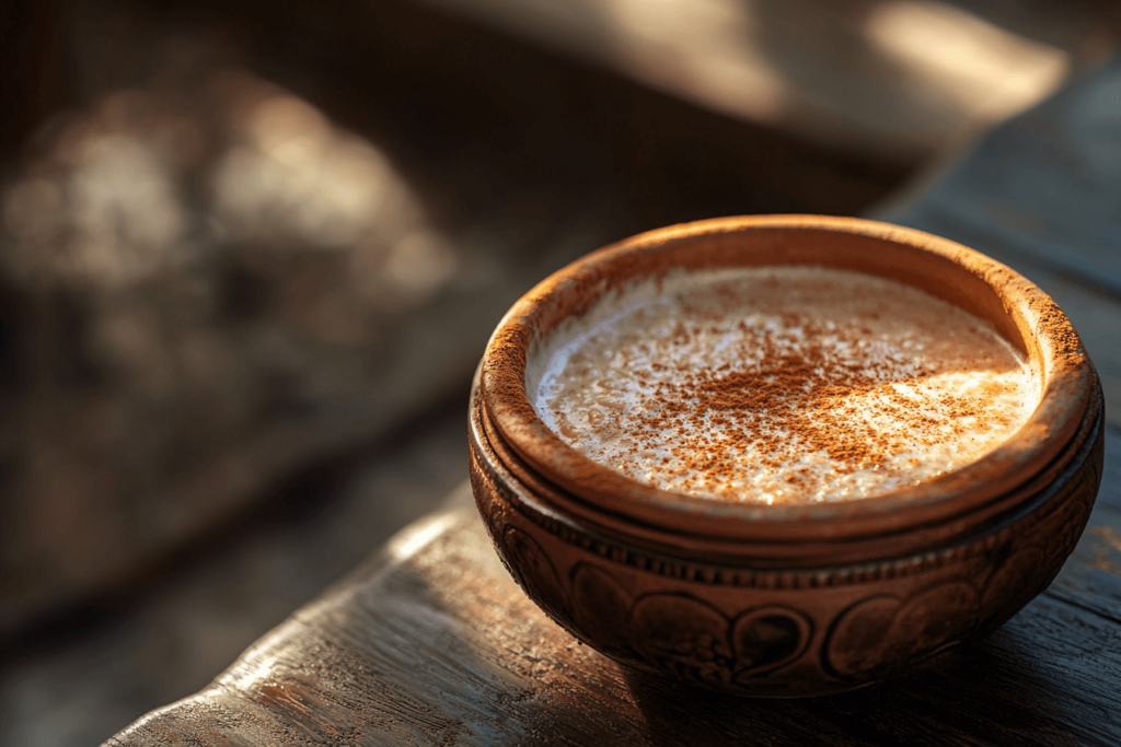 Which country invented arroz con leche? A comforting bowl of creamy rice pudding