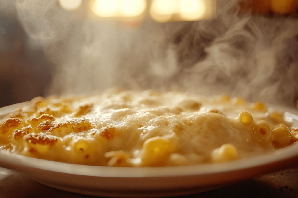 What is the trick to keeping mac and cheese creamy - featured image of creamy macaroni