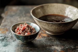 Adding umami to a good burger with Worcestershire sauce