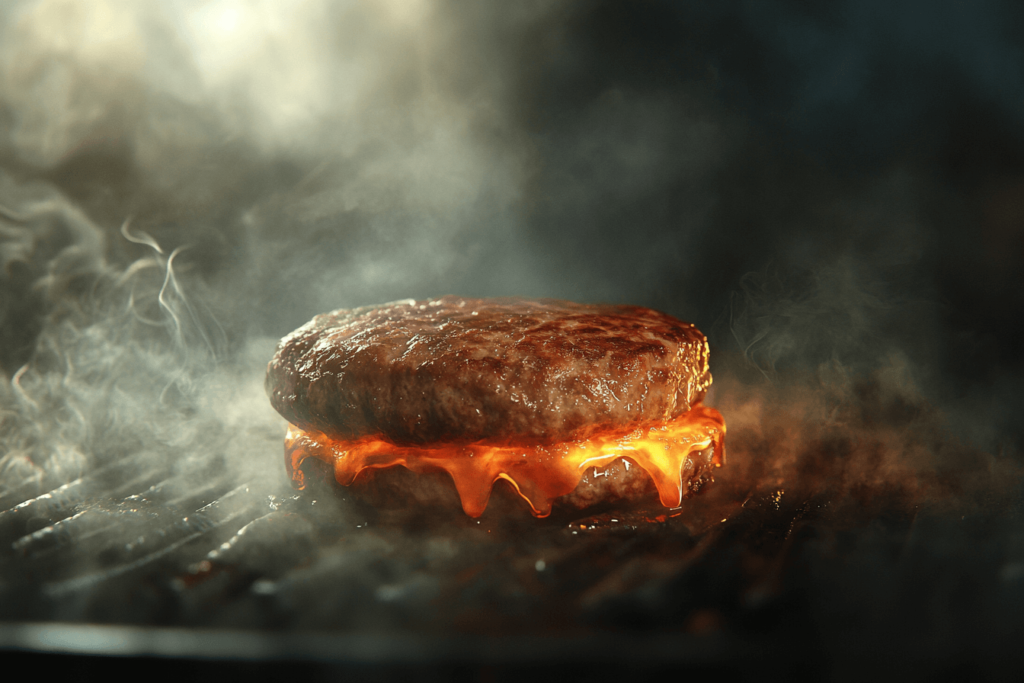 What is the secret ingredient in a good burger? Juicy patty