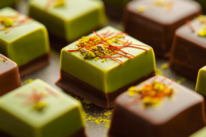 Is Dubai chocolate good? Saffron and pistachio chocolate pieces