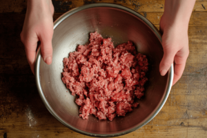 Should you add anything to ground beef for burgers mixing seasonings